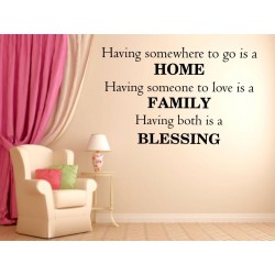 Home Wall quote